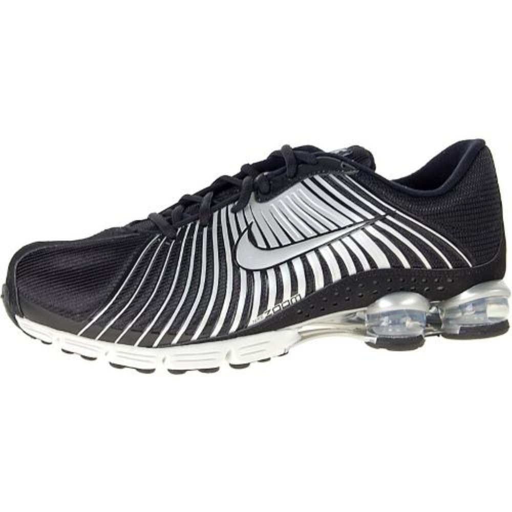 Nike Black Metallic Silver Shox 9.5 Men's
